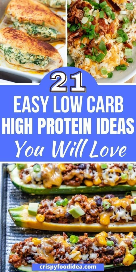 Easy Fast Healthy Dinner Low Carb, Low Carb To Go Lunch, Moderate Carb Recipes, Simple Protein And Veggie Meals, Protein And Veggie Meals Low Carb, High Protein Low Cal Dinner Recipes, Cheap Healthy Meals Low Carb, Meat And Veggie Diet Plan, High Protein Casserole Low Carb