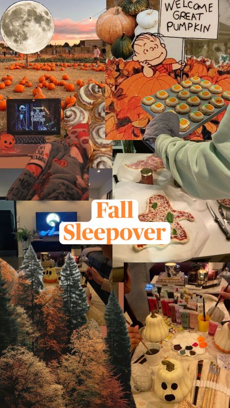 #fall #fallaesthetic #vibes #hangout #sleepover #friends #fallactivities Sleepover Friends, Halloween Sleepover, Hangout Ideas, Fall Friends, Fun Sleepover Ideas, Autumn Night, Fall Inspo, Fall Is Here, Fall Party