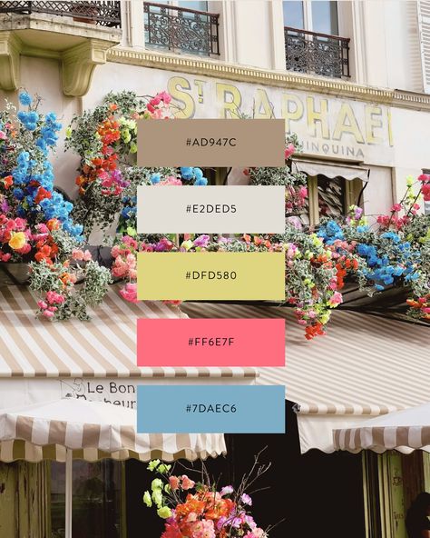 Color notes from a city that lives permanently in our favorites album. Miss you Olympics 🥲 #paris #colorpalette #inspiration #travel #cameraroll Paris Color Palette, Spring In Paris, 2024 Color, August 12, Branding Inspiration, Color Palettes, Miss You, Color Palette, Portfolio