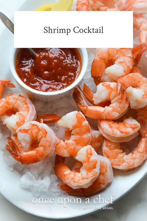 Shrimp Cocktail Shrimp For Shrimp Cocktail, Shrimp Cocktail Display, Best Shrimp Cocktail Recipe, Hawaiian Shrimp, Shrimp Cocktail Sauce, Cocktail Shrimp Recipes, Chili Shrimp, Once Upon A Chef, Shrimp Sauce