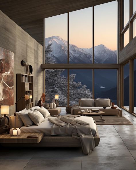 Mountain Interior Design, Mountain Home Interiors, Mountain Dream Homes, Mountain Interiors, Chic Interior Design, Gorgeous Houses, Mountain Homes, Commercial Interior Design, Mountain Home