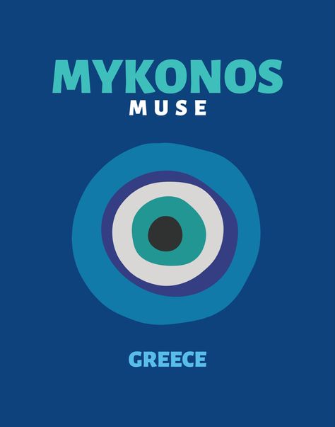 Mykonos Muse Poster, Mykonos Aesthetic, Preppy Widgets, Ibiza Poster, Preppy Posters, Place Poster, Prom Posters, Preppy Prints, Assouline Books