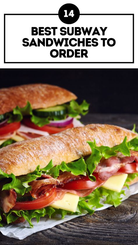 Subway Sandwiches Subway Copycat Recipes Sandwiches, Subway Sandwiches Ideas, Subway Veggie Sandwich, Copycat Subway Sandwiches, Subway Sandwich Ideas Copycat Recipes, Subway Menu Sandwiches, Subway Order Ideas, Best Subway Sandwich Ideas, Subway Sandwich Ideas