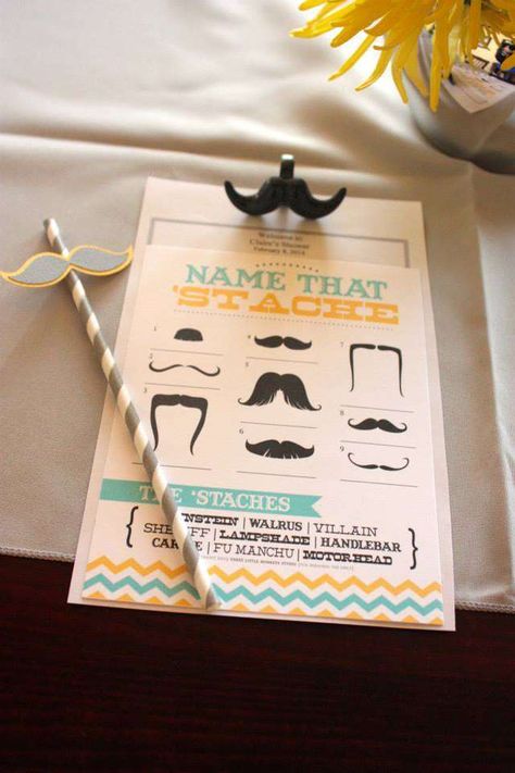 Little Man Baby Shower | CatchMyParty.com Free Baby Shower Invitations, Trendy Baby Shower Themes, Man Shower, Mustache Baby Shower, Boy Baby Shower Games, Trendy Baby Shower Ideas, Free Baby Shower, Baby Shower Party Ideas, Shower Party Ideas