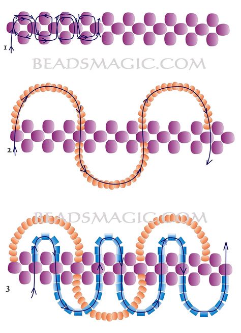 Seed Bead Tutorials, Motifs Perler, Diy Jewelry Unique, Bead Charms Diy, Beaded Necklace Diy, Diy Bracelets Patterns, Handmade Jewelry Tutorials, Necklace Patterns, Handmade Wire Jewelry