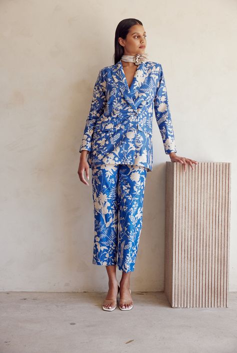 Sale – kiska studios Dash And Dot, Ritu Kumar, Embellished Skirt, Handloom Fabric, Peplum Skirt, Floral Print Pants, Straight Fit Pants, Romper And Jacket, Pant Suit