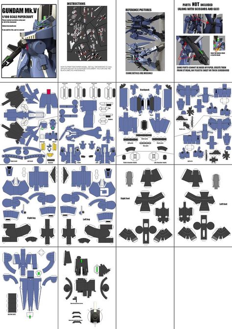 One Piece Paper Craft Template, Paper Gundam, Robot Papercraft, Gundam Papercraft, Gundam Design, Car Papercraft, Paper Model Car, Papercraft Download, Superhero Crafts