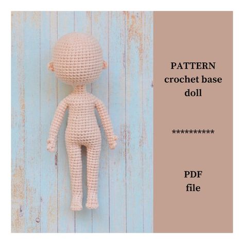 Crochet Base Doll PATTERN Amigurumi Dolls Tutorials Stuffed | Etsy Crochet Bodies, Doll Patterns Free, Stuffed Dolls, Art Perle, Crochet Dolls Free Patterns, Crochet Teddy, Doll Tutorial, Crochet Doll Pattern, Knitted Dolls