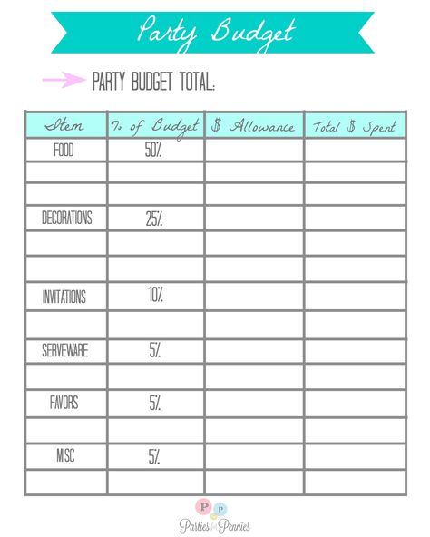 Party Budget Printable by PartiesforPennies.com #budget #partyplanning #partybudget #budgetprintable Birthday Party Budget, Backyard Fiesta, Bachelorette Party Budget, Dragon Birthday Invitations, Party Budget, Budget Planner Free, Event Budget, Budget Worksheet, Budget Party