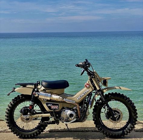 Yamaha Pg1 Custom, Honda Trail 125, Honda Ct125, Trail Motorcycle, Mobil Off Road, Bronco Car, Adventure Bike Motorcycles, Honda Scrambler, Camper Boat