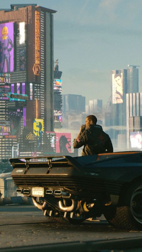 CYBERPUNK 2077 Night City day time New Retro Wave, Cyberpunk Aesthetic, Cyberpunk City, Arte Cyberpunk, Futuristic City, Cyberpunk Art, Cyberpunk 2077, Blade Runner, Night City