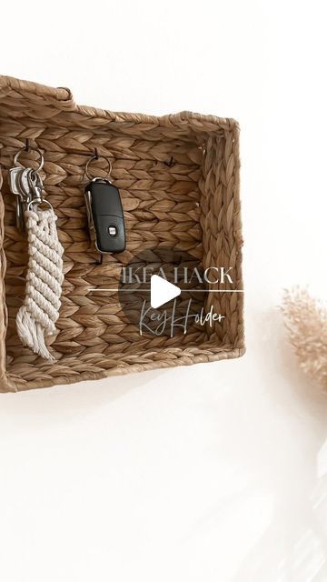 702K views · 15K likes | DIY - IKEA | IKEA hacks & creative ideas on Instagram: "Organize your keys in style with this IKEA hack by @lovinhope__! 🗝️ Ditch the cluttered key bowl and opt for a chic solution using a raffia serviette holder and hooks. 🌿 Ready to give it a try? #DIYIKEA #KeyOrganization

Explore @lovinhope__'s page for more DIY inspiration and budget-friendly decor ideas! ✨

©️ All Rights And Credits Reserved To The Respective Owners

👉  Follow @ikeacreativeideas
👉  Follow @ikeacreativeideas
👉  Follow @ikeacreativeideas
.
.
.
.
.
#ikeahack #ikea #ikeahacks #ikeadiy #ikeahome #ikeaideas #ikealover #interiordesign #interiorinspiration #interiorhacks #diy #diyhomedecor #diyideas #diyproject  #diyhomedecor #diyideas #diycrafts #home #storage #kitchendesign #kitchen #bedroom # Serviette Holder, Key Holder Diy, Key Bowl, Budget Crafts, Ikea Home, Key Storage, Budget Friendly Decor, Entryway Organization, Ikea Diy