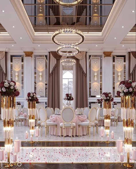 Luxury Wedding Hall Interior, Wedding Hall Interior Design, Banquet Hall Design Interiors Luxury, Wedding Hall Interior, Banquet Hall Design Interiors, Event Hall Interior Design, Auditorium Ceiling, Wedding Hall Design, Life Style Luxury