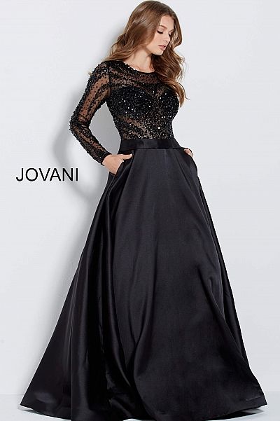 Gown Style Dress, Jovani Gown, Long Sleeve Ball Gowns, Look Formal, Ball Gown Skirt, Beaded Bodice, A Line Prom Dresses, Quality Dresses, Ball Gowns Prom