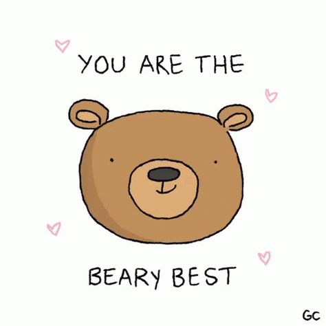 You Are The Beary Best Love GIF - YouAreTheBearyBest BearyBest Bear - Discover & Share GIFs Bear Puns, Valentines Day Puns, National Best Friend Day, Bear Valentines, Anime Fnaf, Funny Puns, Love Gif, Valentine Day Love, Bear Cartoon