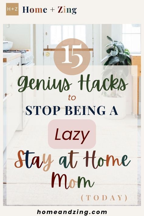 15+ Tips to Stop Being a Lazy Stay at Home Mom Today - The HoneyRoot Solo Mom, Mom Fail, Productive Moms, How To Overcome Laziness, Happy Homemaking, Mom Motivation, Too Much Pressure, Mom Routine, Motherhood Encouragement