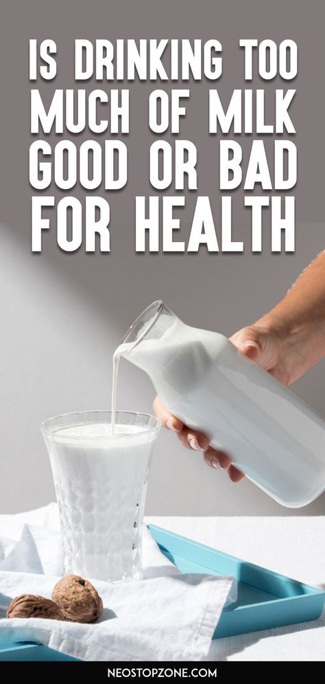 Every time we heard about the benefits of drinking milk every day. A glass of milk contains high amounts of calcium, a nutrient that is associated with the development of strong bones and muscles. This is why milk and other dairy products are non-negotiable commodities in every household. But according to another theory, drinking too much milk can make your bones brittle. In this article, we have tried to find out if drinking too much milk is really harmful. Benefits Of Drinking Milk, Benefits Of Milk, Drinking Milk, Milk Benefits, Abdominal Discomfort, High Calcium, Food Resources, Dairy Alternatives, Rice Milk