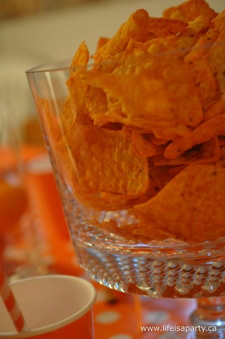 Orange Things For Color Party, Orange Color Party Ideas, Orange Food Ideas Party, Orange Theme Party Food, Orange Color Snacks, Orange Colored Appetizers, Orange Colored Food, Orange Colored Foods For Party, Orange Color Theme Party