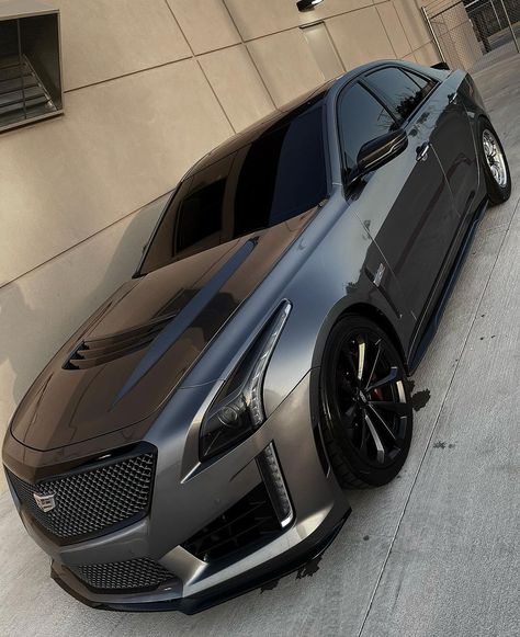 All Black Sports Car, Ct5 V Blackwing Wallpaper, Cadallic Car, Cadillac Cts V Sport, Ctsv Cadillac, Blacked Out Cars, Luxury Suv Cars, Pictures Of Cars, Cadillac Car