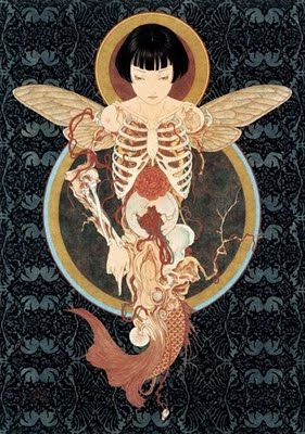 Takato Yamamoto Yamamoto Takato, Takato Yamamoto, Kunstjournal Inspiration, Arte Peculiar, Japon Illustration, Arte Inspo, Wow Art, Art Appreciation, Arte Fantasy