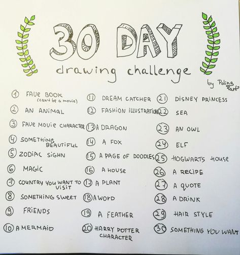 30 Days Drawing Challenge For Beginners, 1 Week Drawing Challenge, 100 Days Drawing Challenge, 30 Day Drawing Challenge For Beginners, 100 Drawing Challenge, 100 Day Art Challenge, Disney Drawing Challenge, Prompts Drawing, Daily Art Challenge