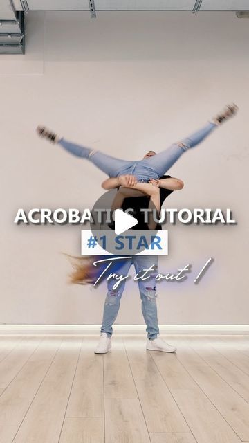 Duo Dance Poses, Acrobatic Poses, 2 Person Stunts, Partner Acrobatics, Couples Challenges, Partner Dance, Aerial Silks, Acro Yoga, Online Tutorials