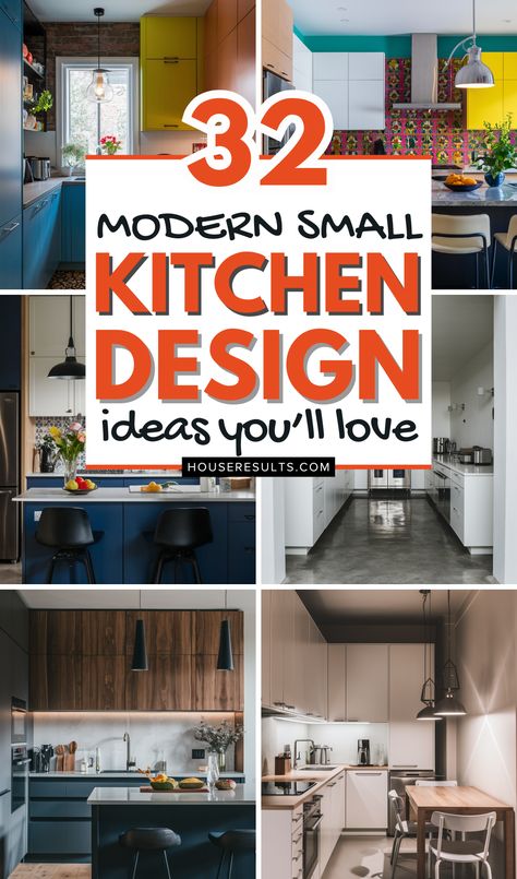 🌟 Dreaming of a stylish kitchen but short on space? Our Small Modern Kitchen Design Ideas will guide you through the process of creating a contemporary and functional kitchen. Discover how to incorporate modern design elements into your small space, from sleek cabinets to efficient layouts. With our Small Modern Kitchen Design Ideas, you can turn your kitchen into a space that's both beautiful and practical. Start your kitchen makeover today! 🏡 Stylish Small Kitchen, Small Kitchen Ideas On A Budget, Small Kitchen Design Apartment, Small Open Kitchens, Interior Ikea, Small Kitchen Design Ideas, Small Kitchen Design, Small Apartment Kitchen, Small Kitchen Layouts