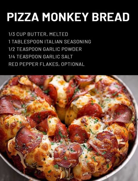 Pizza Monkey Bread With Canned Biscuits, Monkey Pizza Bread, Pepperoni Monkey Bread, Pizza Monkey Bread Recipe, Pepperoni Pizza Monkey Bread, Pizza Monkey Bread, Rhodes Rolls, Biscuits Casserole, Pizza Calzone