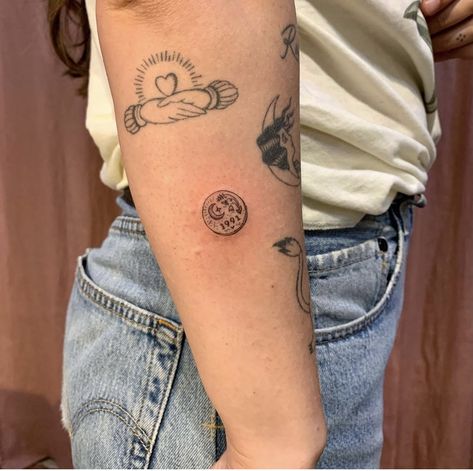 Coin Tattoo, Infinity Tattoo, Paw Print Tattoo, Coin, Tattoos, On Instagram, Instagram