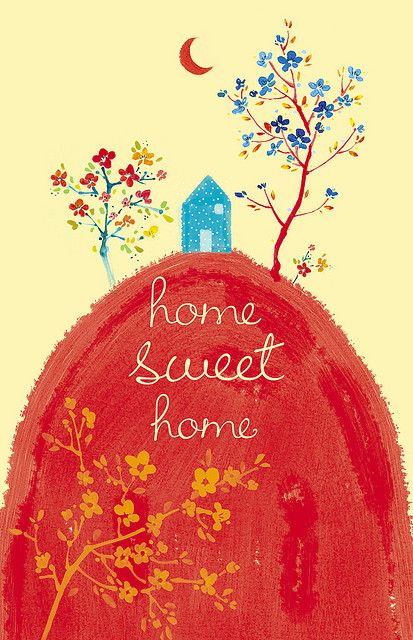 home sweet home -- This needs to go in the small frame sitting on the window sill in my kitchen <3 Dibujos Cute, Luxury House Designs, Pics Art, Home Sweet Home, The Words, Desi, Art Journal, Christmas Bulbs, Sweet Home