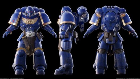 Mikael Andersson Starcraft Terran, Primaris Space Marine, Warhammer Marine, Space Marine Art, Warhammer 40k Memes, 40k Art, Power Armour, 40k Artwork, Scifi Fantasy Art