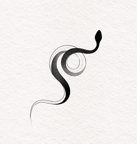 Snake Mini Tattoo, Snake Minimal Tattoo, Minimal Snake Tattoo Design, Aesthetic Snake Tattoo, Snake Fine Line Tattoo, Snake Tattoo Behind Ear, Snake Minimalist Tattoo, Small Snake Tattoo Ideas, Abstract Snake Tattoo