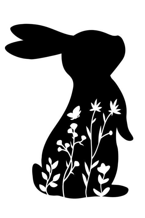 Easter svg, Silhouette design, cricut easter projects, easter cricut projects, easter drawings, easter shirts for kids,Flower svg, flowers svg, flower svg free, flower silhouette, flower clipart Easter Silhouette Projects Ideas, Cute Svg Images, Rabbit Svg Free, Free Easter Svg Files For Cricut, Bunny Silhouette Template, Stencil Designs Creative, Spring Svg Free, Easter Cricut Projects, Easter Svg Free