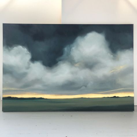 Canvas Painting Ideas, Sky Painting, Cloud Painting, Nature Art Painting, Abstract Art Landscape, Fine Artist, Abstract Landscape Painting, Art Painting Acrylic, Pics Art