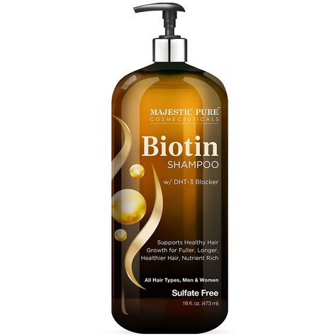 The Best Biotin Shampoos in 2023 - Orlando Magazine Healthy Hair Colors, Biotin Hair Growth, Thick Hair Growth, Biotin Hair, Biotin Shampoo, Shampoo For Thinning Hair, Hair Growth Shampoo, Volumizing Shampoo, Rosemary Oil