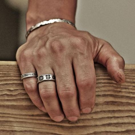 Although stereotypes say that men don’t wear jewelry other than a wedding band, it is not exactly so. In fact, guys adore accessorizing their looks. The most beloved accessory is probably a ring. These ornaments are light and easy to wear and they come in a variety of materials and designs. In this post, we […] The post Top-5 Rings Loved by Men appeared first on TechBullion. Medieval Rings, Rustic Ring, Rustic Rings, Ring Man, Mens Rings Fashion, Men Rings, Gold Chains For Men, Mens Rings, Yellow Gold Jewelry