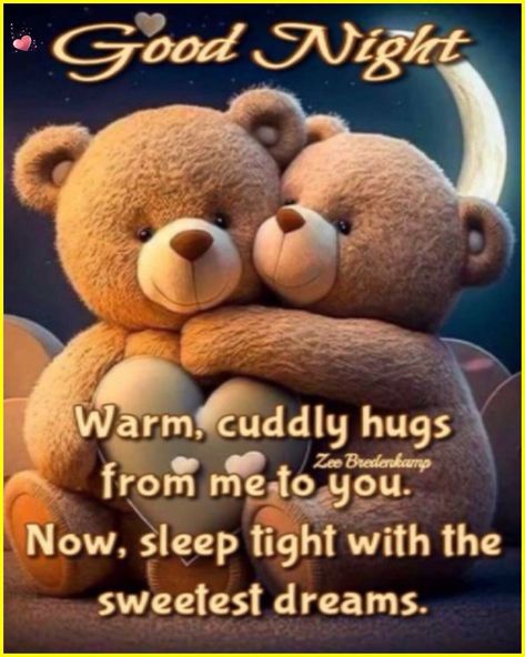 Sweet Good Night, Sweet Dreams Sleep Tight, Good Night Love You, Cute Good Night Quotes, Sweet Good Night Messages, Good Night Hug, Funny Good Night Quotes, Good Night Qoutes, Good Morning Hug