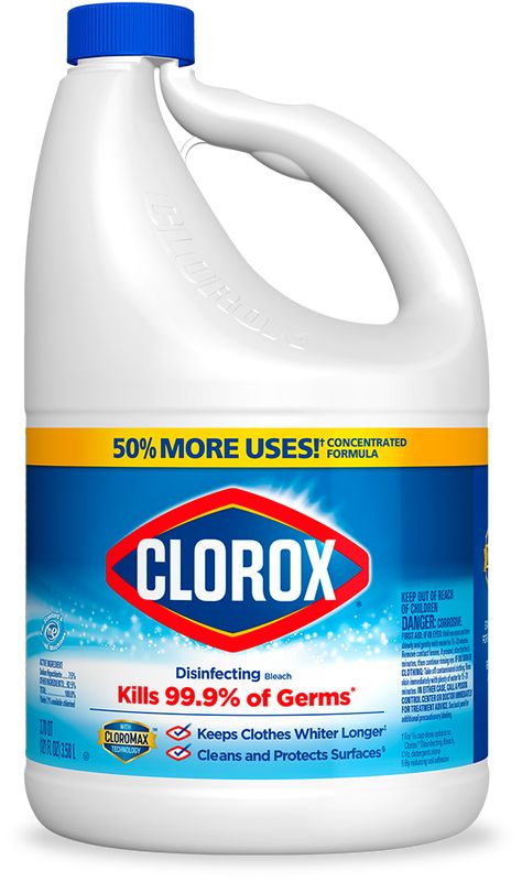 Clorox® Disinfecting Bleach with CLOROMAX® – Concentrated Formula | Clorox® Deep Cleaning Hacks, Bleach Product, Shelving Systems, Container Size, Quick Cleaning, How To Slim Down, Household Essentials, Deep Cleaning, Clean House