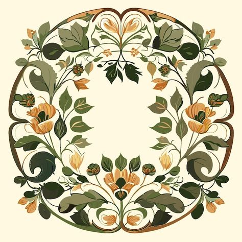 Fleurs Art Nouveau, Baltimore Album Quilt, Folk Illustration, Deco Paint, Fashion Illustration Tutorial, Ornament Drawing, Business Card Design Inspiration, Embroidery Videos, Textile Pattern Design