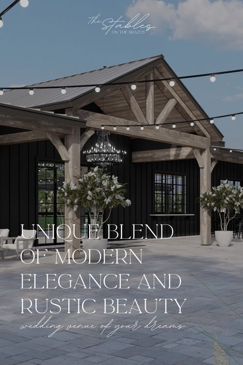 Rustic Elegant Wedding, Wedding Venue Houston, Elegant Wedding Venues, Outdoor Pavilion, Barn Renovation, The Stables, Barn Wedding Venue, Construction Process, Venue Ideas