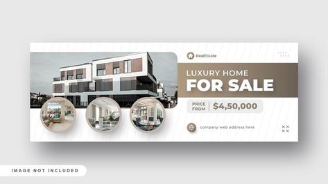 Best Billboard Design, Architecture Banner Design, Real Estate Banner Design, Banner Real Estate, Banner Spa, Real Estate Facebook Cover, Google Banner Ads, Frames Design Graphic, Real Estate Banner