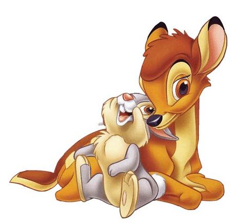 BAMBI AND THUMPER Disney Characters Bambi, Halloween Imagem, Bambi Characters, Disney Doodles, Mickey Mouse Wallpaper Iphone, Disney Sleeve, Bambi Art, Bambi And Thumper, Bambi Disney