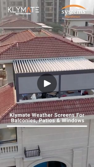 56K views · 1.3K reactions | Klymate - Weather screens for protection from Sun, Heat, Glare, UV , Wind and Rain. 100% Aluminum rust proof frames, Outdoor Fabrics with long and durable life. Motorized and Manual Options available.

✅ Available Across India
✅ Call Us Now - 9811 960 382
✅ www.systemsoutdoors.in

#SystemIndia #Klymate #ZipScreens #InteriorDesign #PergolaDesign #BeautifulHome #Awnings #Outdoor #Architecture #Retractableroof #Louveredroof #InteriorDecor #HomeStyling #BalconyGarden #BalconyDecor #Penthouse #Apartment #Windscreens #balcony #SystemsOutdoors #externalblinds #externalscreens #zipscreens #outdoorblinds #architecture #windowscreen #patioscreen | Systems Outdoors | Sid Sriram, Gopi Sundar · Nandanandanaa (From "The Family Star") Balcony Covering Ideas From Rain, Sid Sriram, Outdoor Architecture, Patio Windows, Retractable Roof, Retractable Screen, Outdoor Blinds, Outdoor Fabrics, Antique Beds