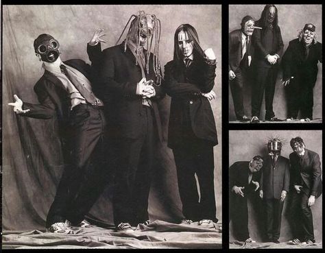 Sometimes I never know what to pin...So here's this funny picture of Slipknot in suits.Because, well...It's great. Arte Heavy Metal, Craig Jones, Chris Fehn, Sid Wilson, Slipknot Band, Paul Gray, Tonight Alive, Boondock Saints, Dexter Morgan