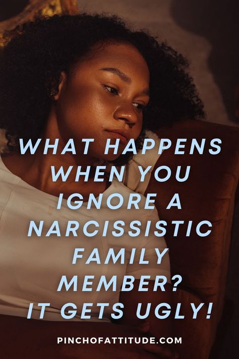 What Happens When You Ignore a Narcissistic Family Member? It Gets Ugly! Narcissistic Family Member, Narcissistic Mother In Law, Toxic Behavior, Narcissistic Tendencies, Narcissistic Family, Narcissistic Mother, Toxic Family, Sense Of Self, Family Systems