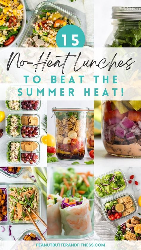 Light Meal Prep Lunches, Meal Prep You Dont Have To Heat Up, Essen, Meal Prep Lunch No Microwave, Work Week Lunches Food Prep, No Chicken Meal Prep, Clean Lunch Meal Prep, Macro Cold Lunch Ideas, No Reheat Meal Prep Lunch