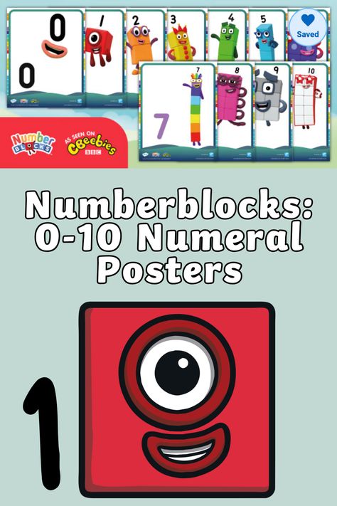 Children will have fun and develop their understanding of numbers and counting with Twinkl's Numberblocks Printables Free: 0-10 Numeral Posters. Use alongside the BBC’s Numberblocks episodes on YouTube! Number Blocks Coloring Pages Free, Numberblocks Printables Free, Number Blocks, Algebraic Thinking, Printables Free, Math Lessons, Teaching Math, 3rd Birthday, Teaching Resources