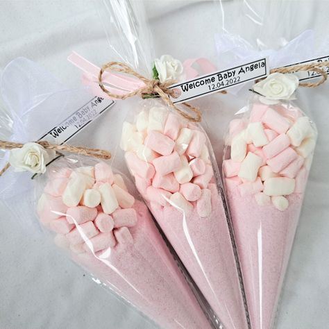 Baby Shower Hot Chocolate Cones - Pink Sweets Cones - DIY hot chocolate Party Favors - Baby First Birthday Guest Gifts - White Pastel Pink

Super cute cone bag full of all the ingredients you need to create the most delicious cup of hot chocolate at home!
Offer those lovely cones to your guest on your parties Hot Chocolate Party Favors, Hot Chocolate Cones, Hot Chocolate Party, Chocolate Party Favors, Luxury Candy, Cones Diy, Chocolate Cone, Hot Cocoa Gift, Diy Hot Chocolate