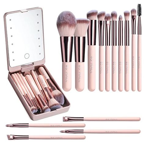 Led Light Mirror, Light Mirror, Foundation Powder, Eye Shadows, Makeup Set, Travel Makeup, Makeup Brush Set, Makeup Brush, Brush Set