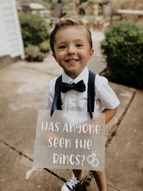 Cute Ring Bearer Outfit, Multiple Ring Bearer Ideas, Ring Barrier Ideas, Winter Wedding Ring Bearer, Ring Bearer Beach Wedding, Winter Wedding Rings, Ring Bearer Ideas, Fall Flower Girl Dresses, Ring Bearer Proposal